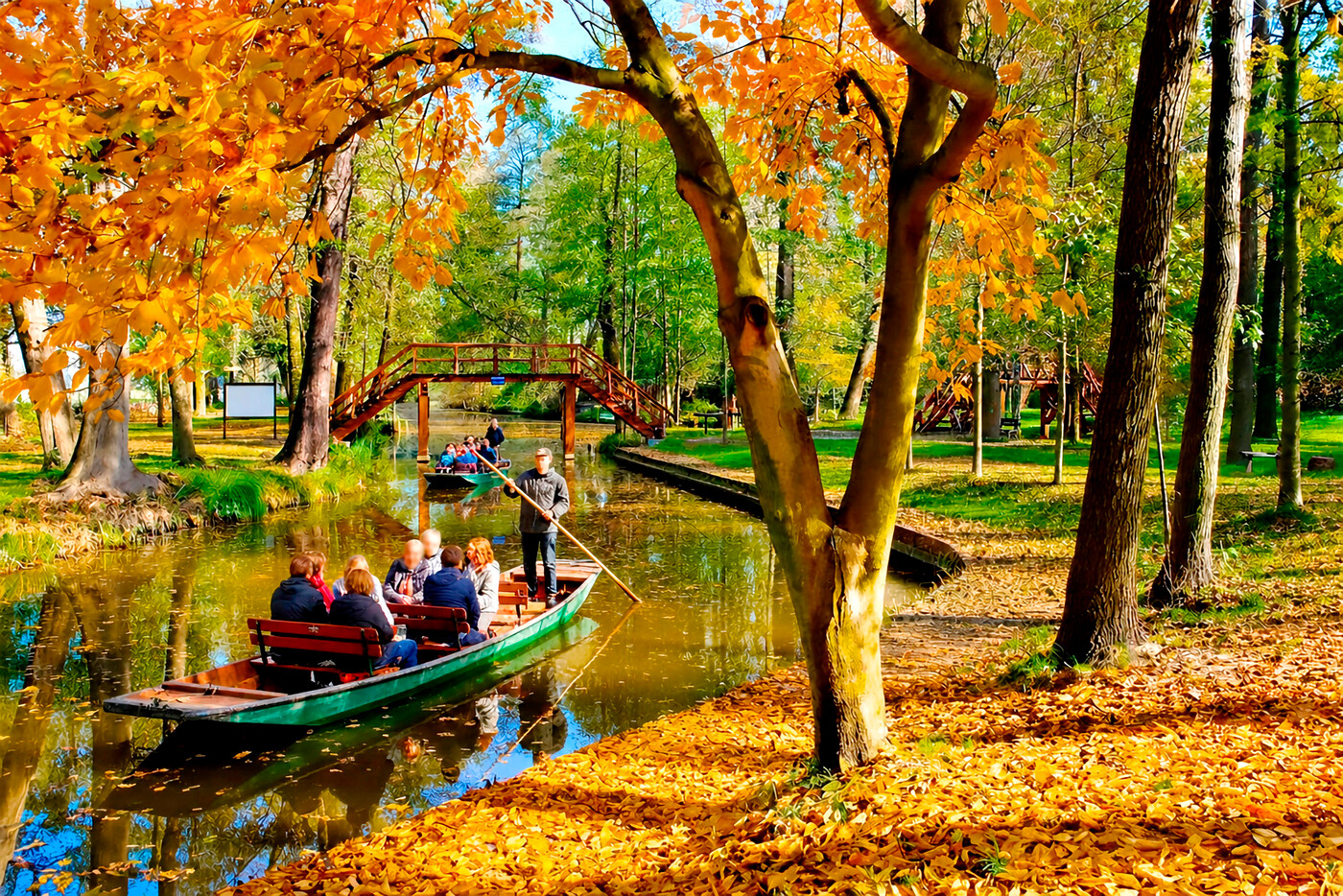 Goldener Herbst im Spreewald