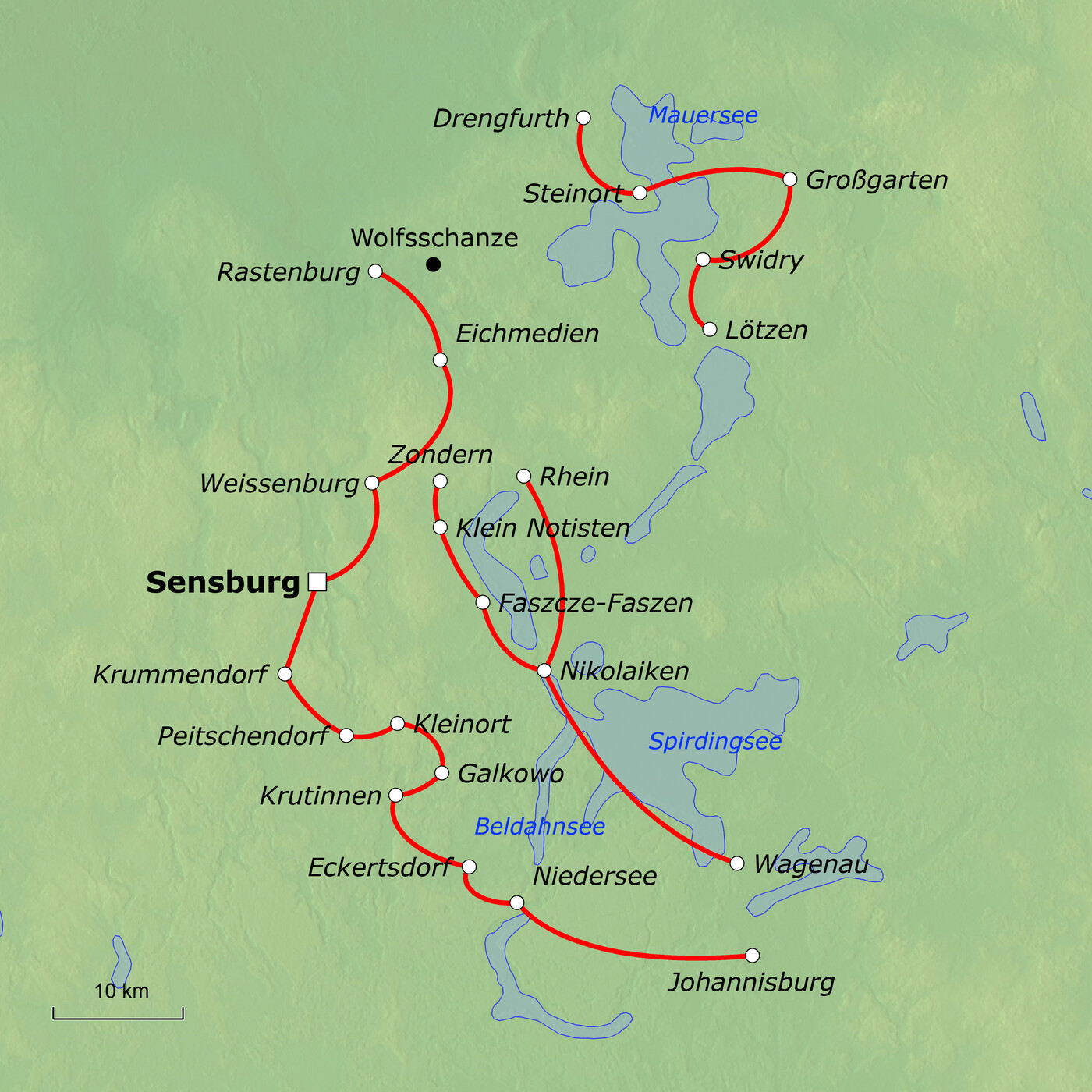 Naturparadies Masuren - Fahrradreise