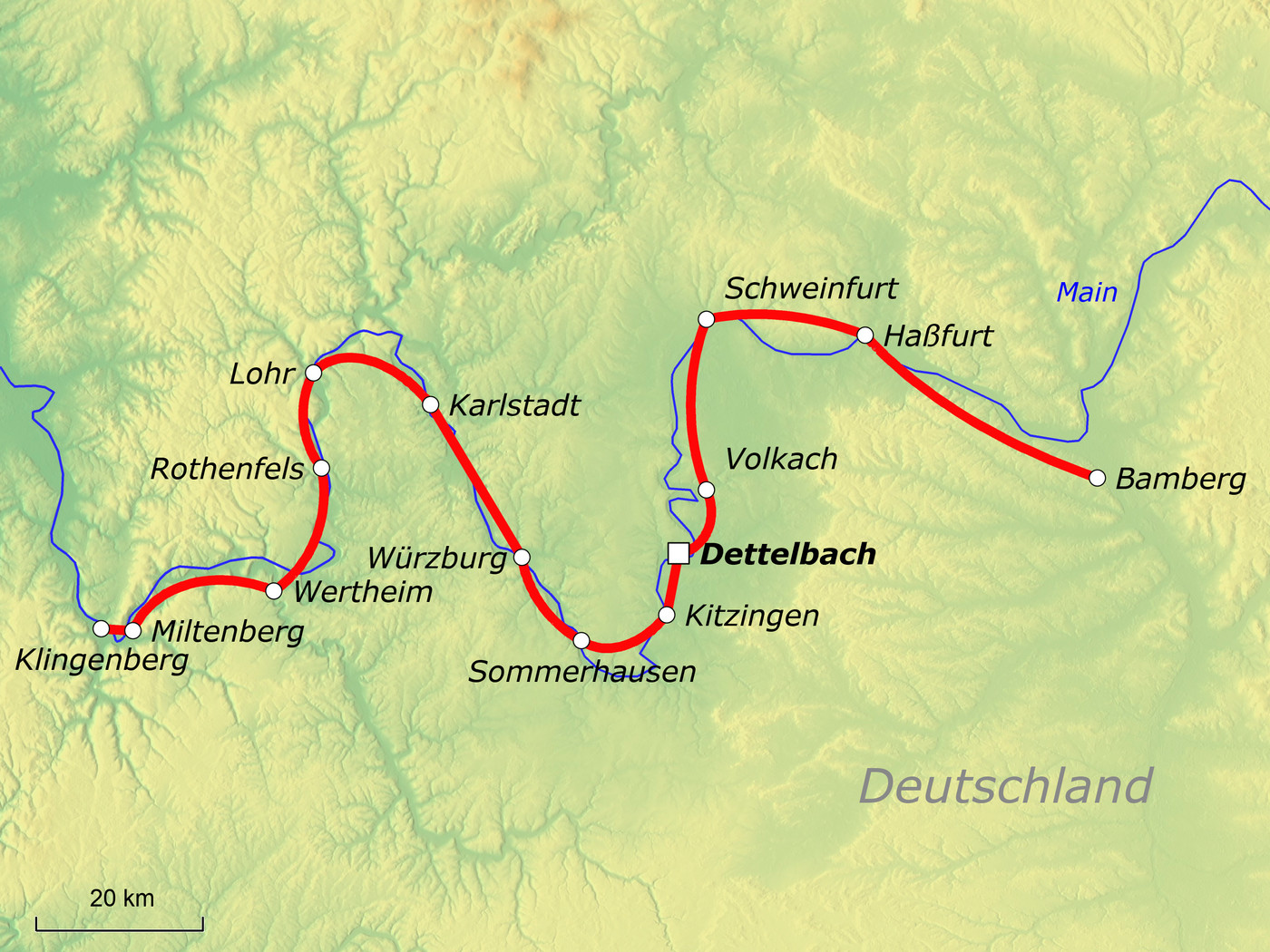 Der "MainRadweg" - Fahrradreise
