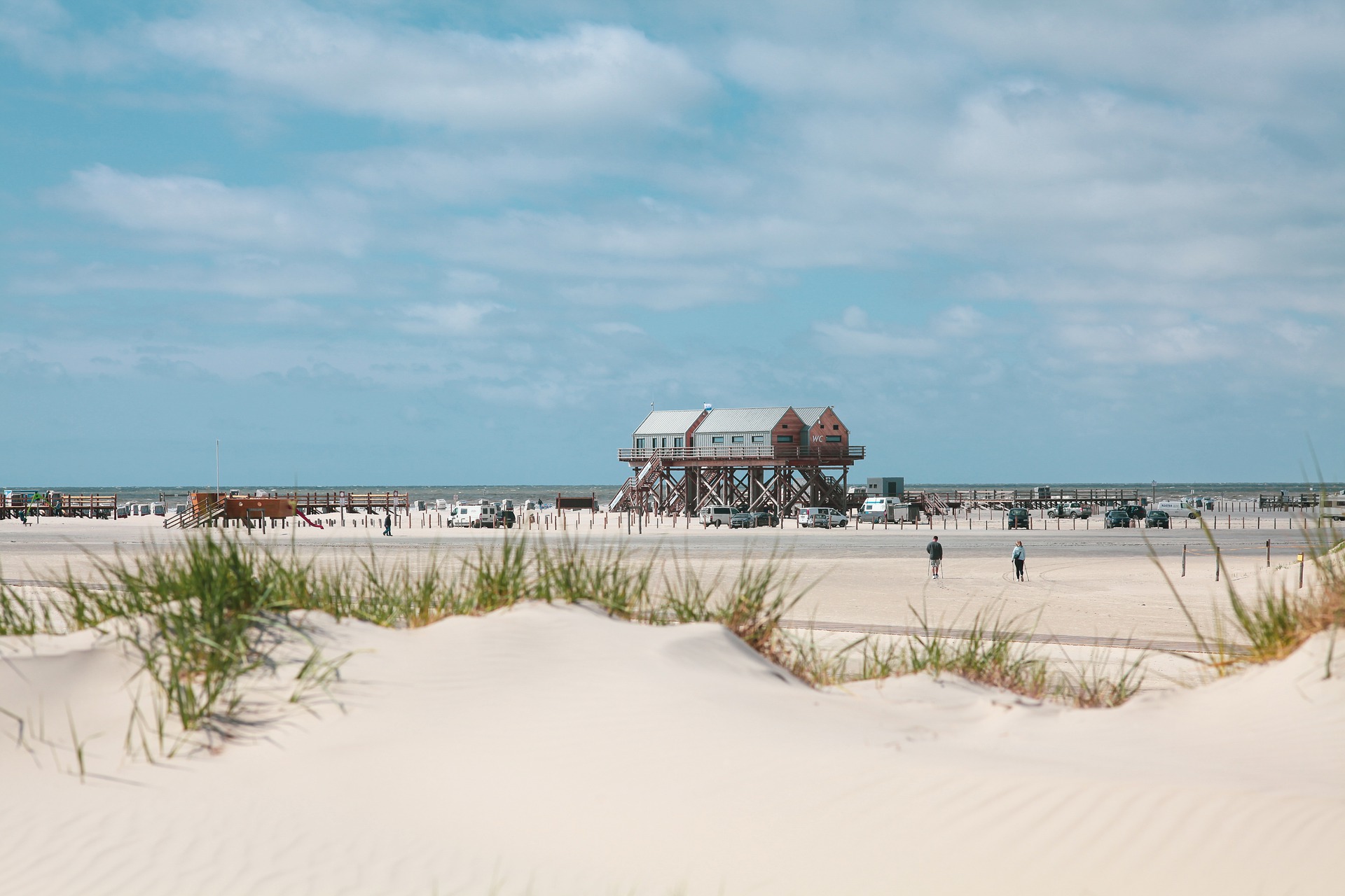 Schollenbuffet an der Eider